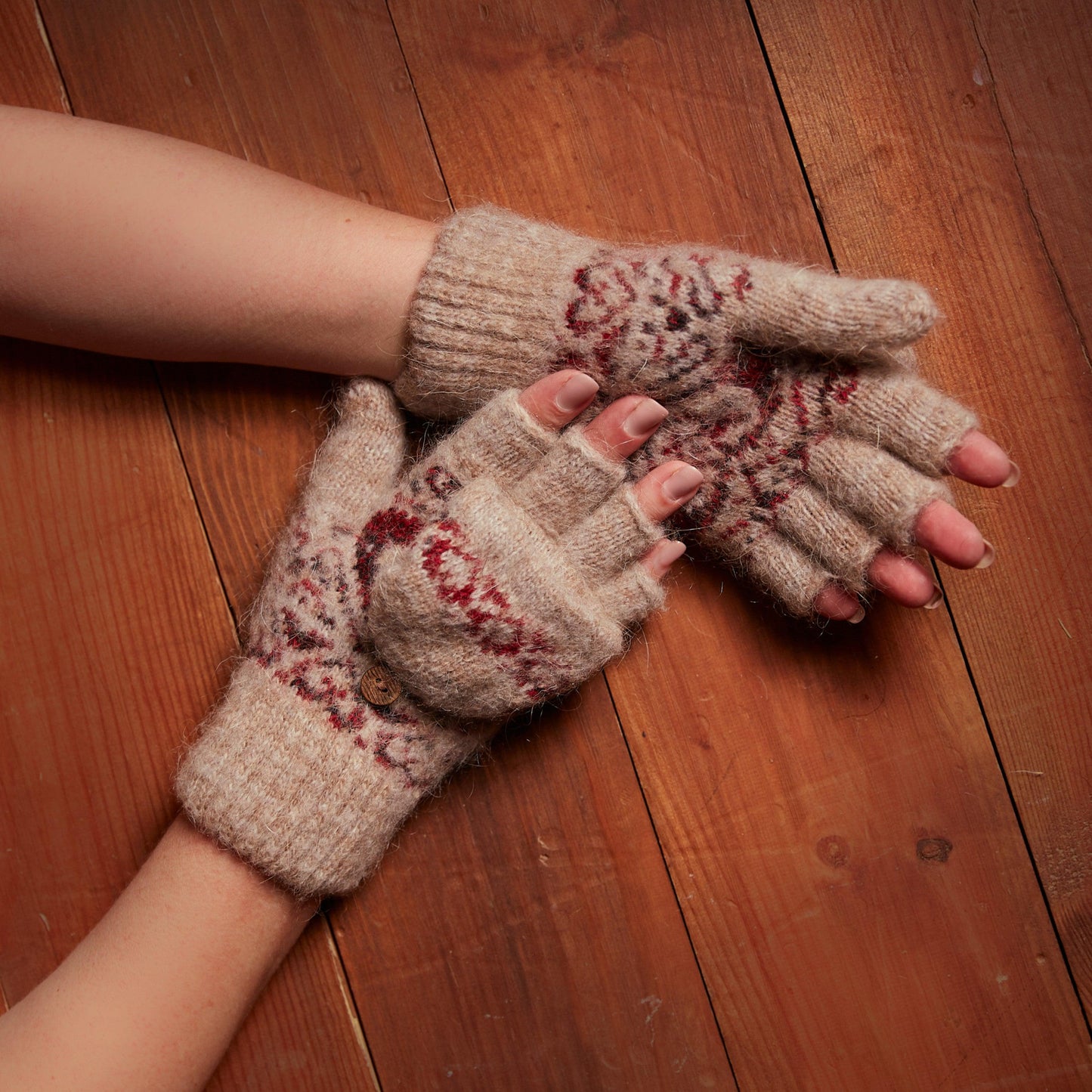 Something Romantic | Heavy Goat Wool | Fingerless Gloves