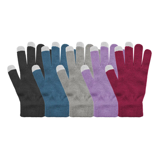 Women's Acrylic Knit Stretch Glove